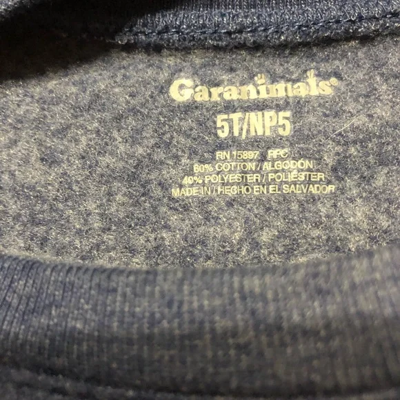 ❗️SOLD❗️Garanimals • Floral “Best Day Ever” Navy Blue Sweater - Picture 2 of 8